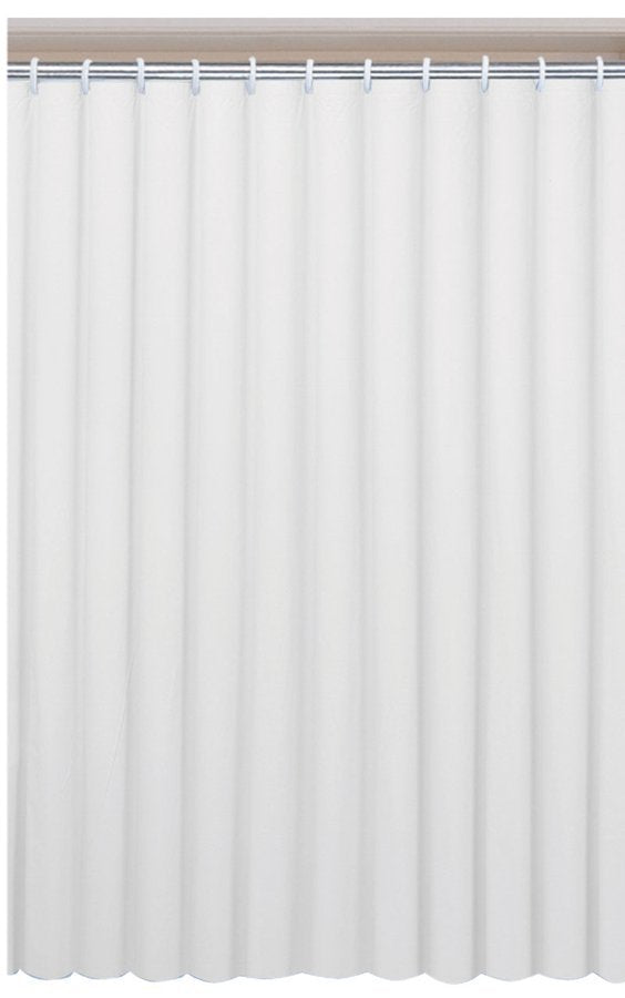 Zavesa za prho AQUALINE, 180 × 180 cm, PEVA, bela – izdelek 0201003 B