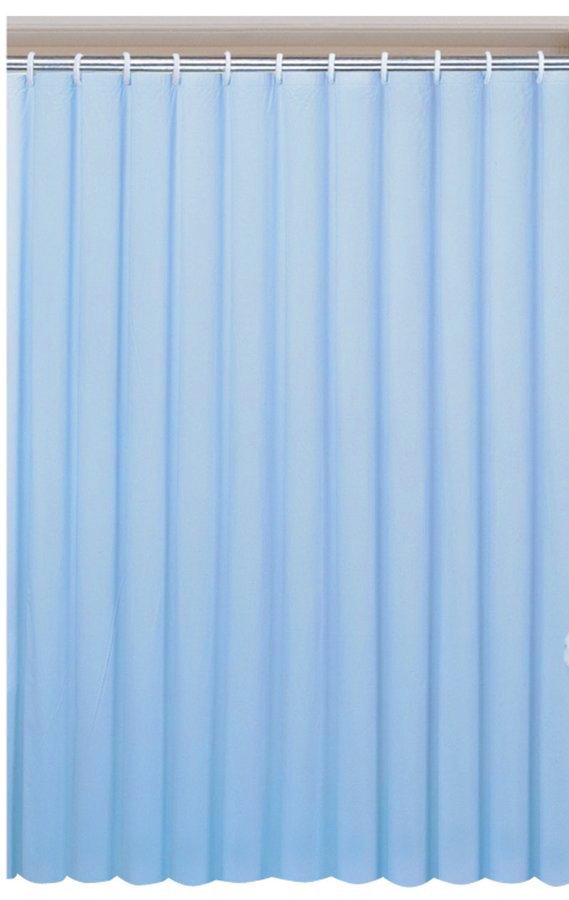 Zavesa za prho AQUALINE, 180 × 180 cm, PEVA, modra – izdelek 0201003 M