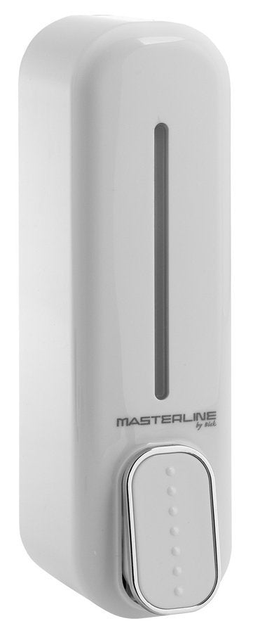 Stenski dozirnik za milo AQUALINE, 350 ml, bel – izdelek 04590