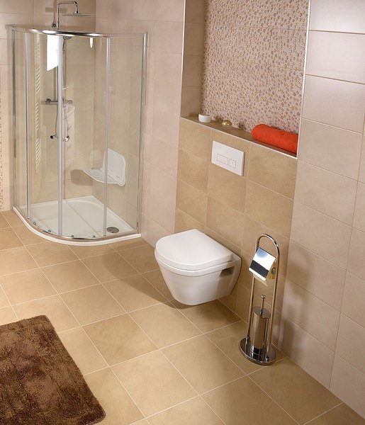AQUALINE SAMBA stojalo z WC ščetko in držalom, krom — 3