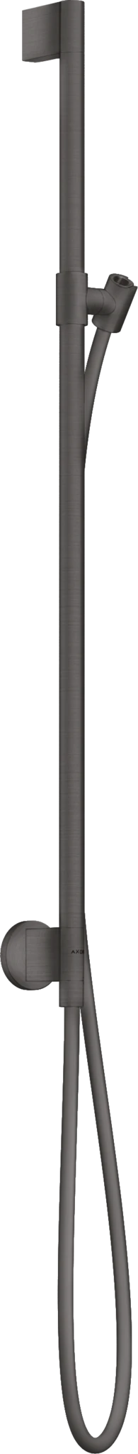 AXOR One prhalni drog 0,90 m s stenskim priključkom in prhalno cevjo 1,60 m, Brushed Black Chrome (48792340) – fotografija izdelka