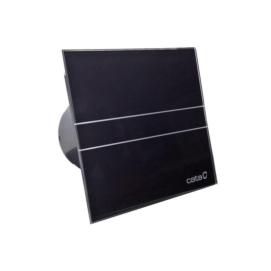 Aksialni kopalniški ventilator CATA E-100 GB, 8 W, priključek 100 mm, črn – izdelek 00900402 – fotografija serije. Fotografija velja za celotno serijo; mere izbranega artikla so navedene v opisu.