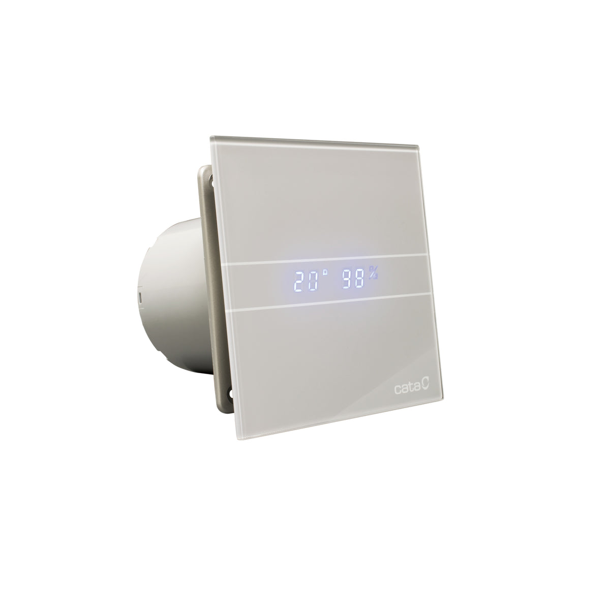 Avtomatski kopalniški ventilator CATA E-100 GSTH, 8 W, priključek 100 mm, srebrn – izdelek 00900600