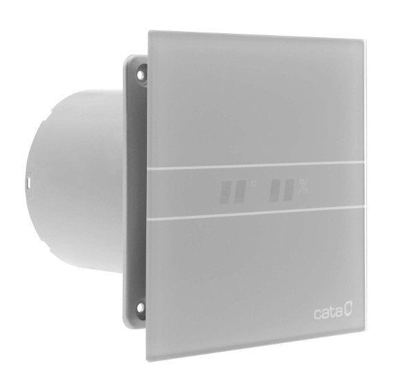 Avtomatski kopalniški ventilator CATA E-100 GSTH, 8 W, priključek 100 mm, srebrn – izdelek 00900600 – dodatni pogled 2