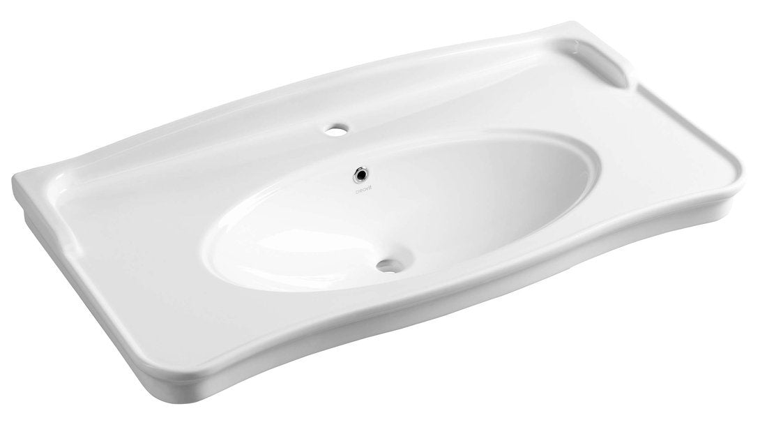 Keramični umivalnik CREAVIT ANTIK, 100 × 50 cm, bel – izdelek AN100