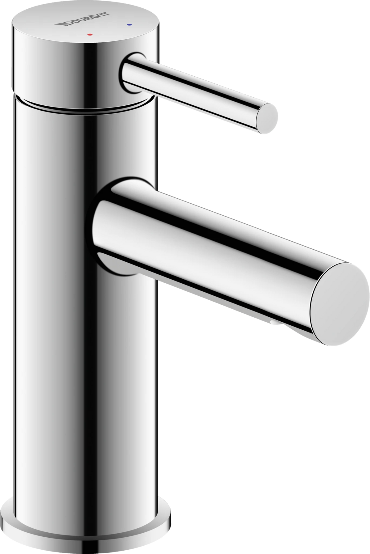DURAVIT Circle enoročna armatura za umivalnik S MinusFlow, brez odtočnega ventila, krom (CE1012002010) – fotografija izdelka