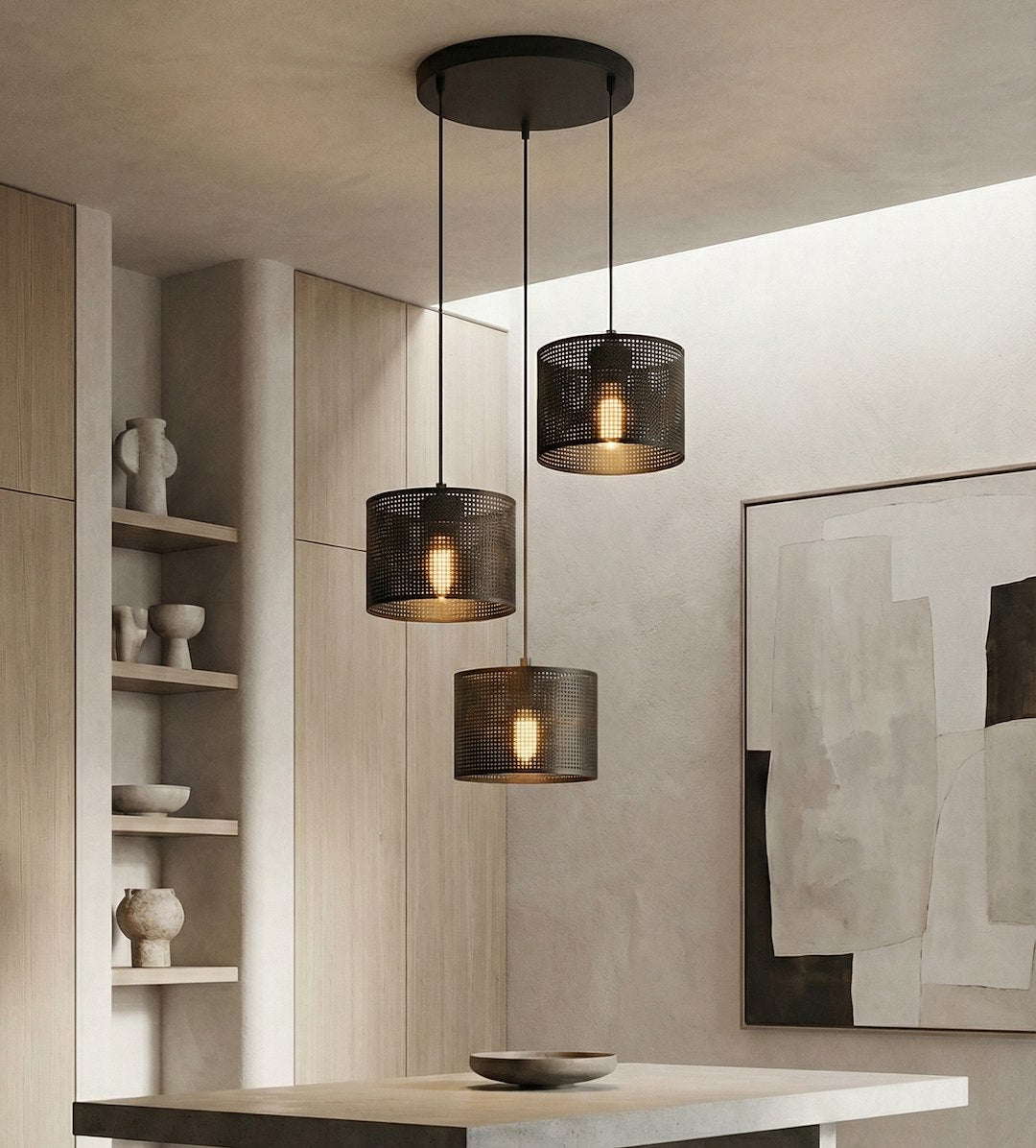 Viseča svetilka EMIBIG LUX 3 Premium, črna – fotografija 4