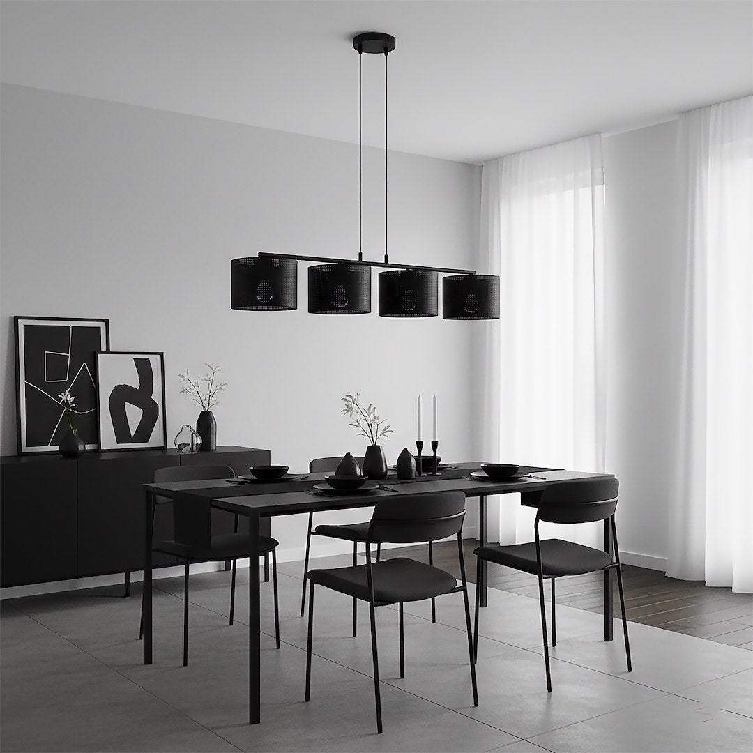 Viseča svetilka EMIBIG LUX 4, črna – fotografija 4