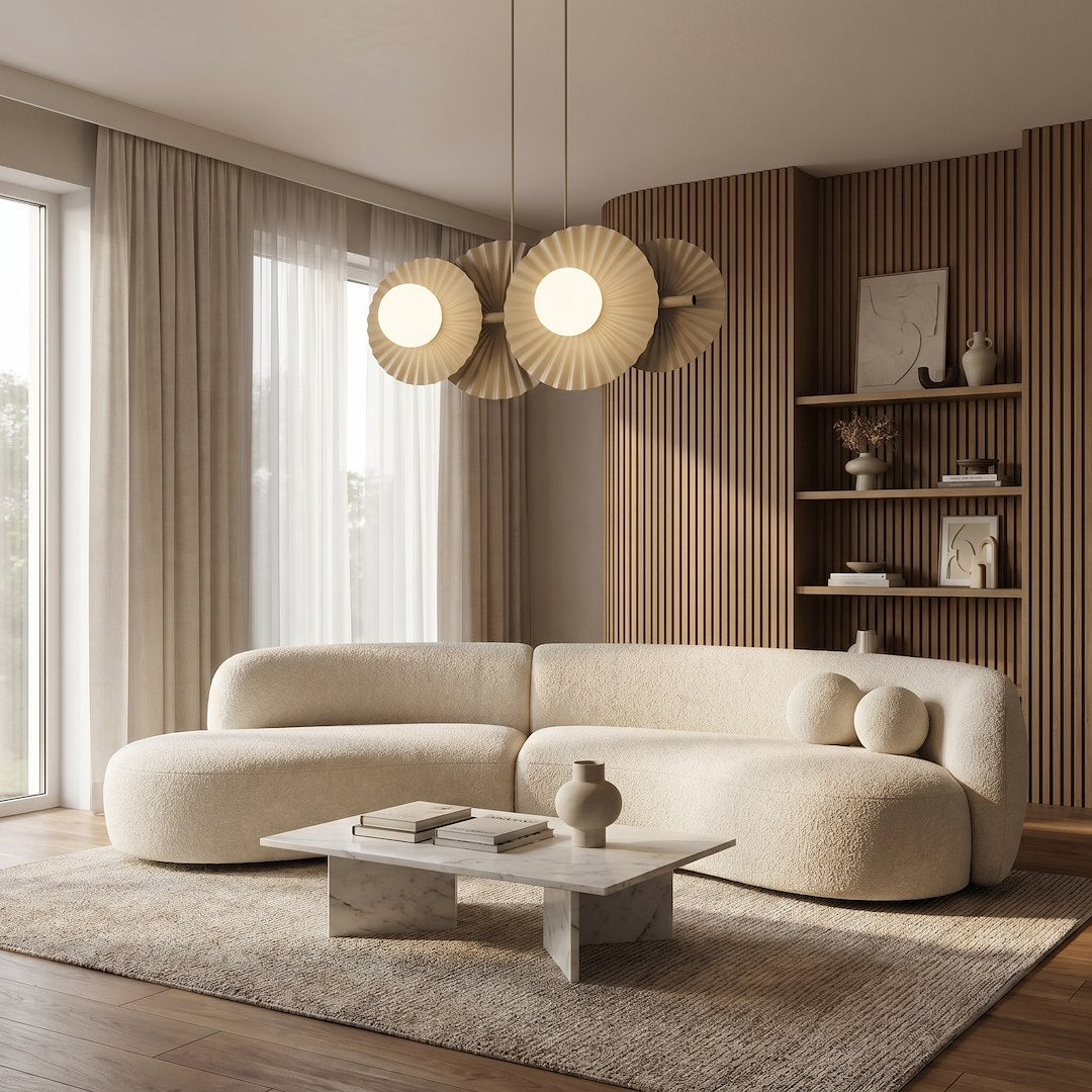 Viseča svetilka EMIBIG UMBRA 4, mokka – fotografija 2