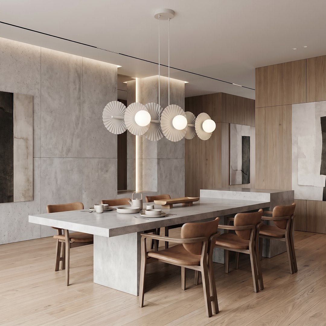 Viseča svetilka EMIBIG UMBRA 6, bela – fotografija 2