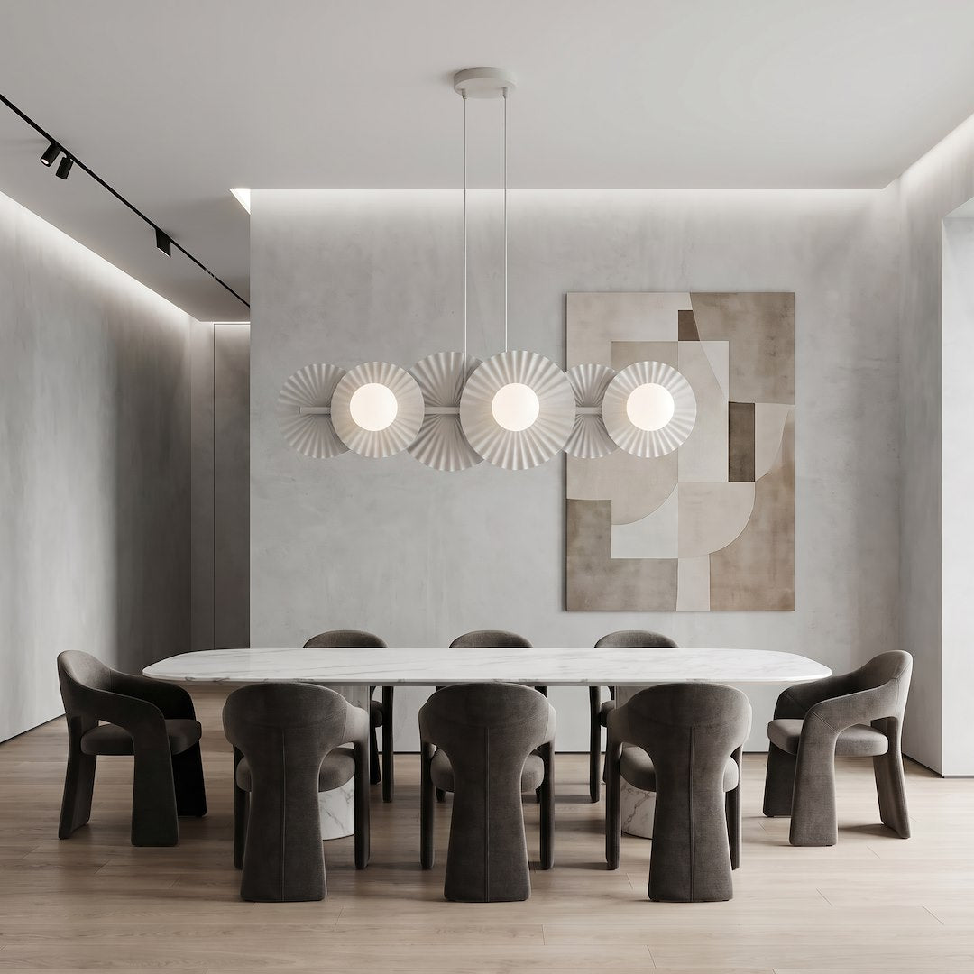 Viseča svetilka EMIBIG UMBRA 6, bela – fotografija 4