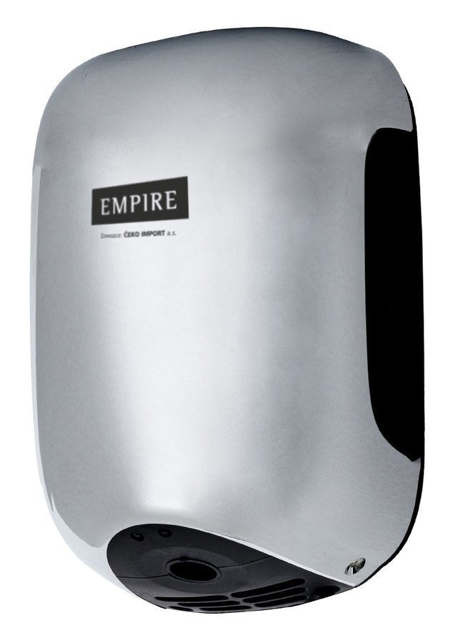 Brezdotični sušilnik rok EMPIRE COMPACTJET MINI, 230 V, 900 W, 156 × 238 × 100 mm, kromiran – izdelek 2856