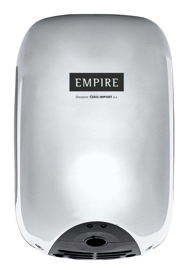 Brezdotični sušilnik rok EMPIRE COMPACTJET MINI, 230 V, 900 W, 156 × 238 × 100 mm, kromiran – izdelek 2856 – dodatni pogled