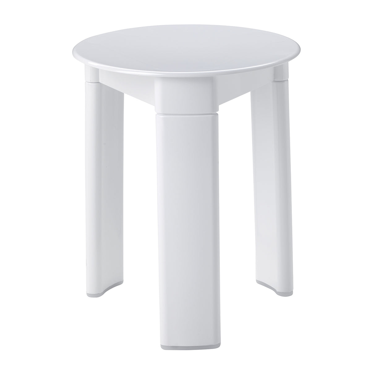 Kopalniški stolček GEDY TRIO, Ø 33 cm, višina 40 cm, bel – izdelek 2072