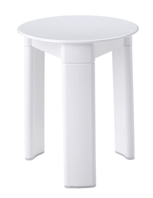 Kopalniški stolček GEDY TRIO, Ø 33 cm, višina 40 cm, bel – izdelek 2072 – dodatni pogled 3