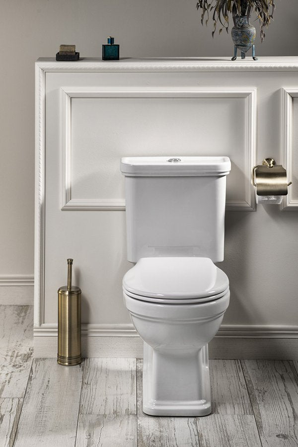GEDY ROMANCE samostoječa WC ščetka, bronasta — 3