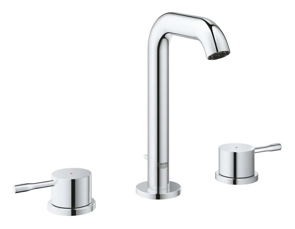 GROHE Essence trodelna armatura za umivalnik M z odtočnim ventilom, krom (20296001) – fotografija izdelka