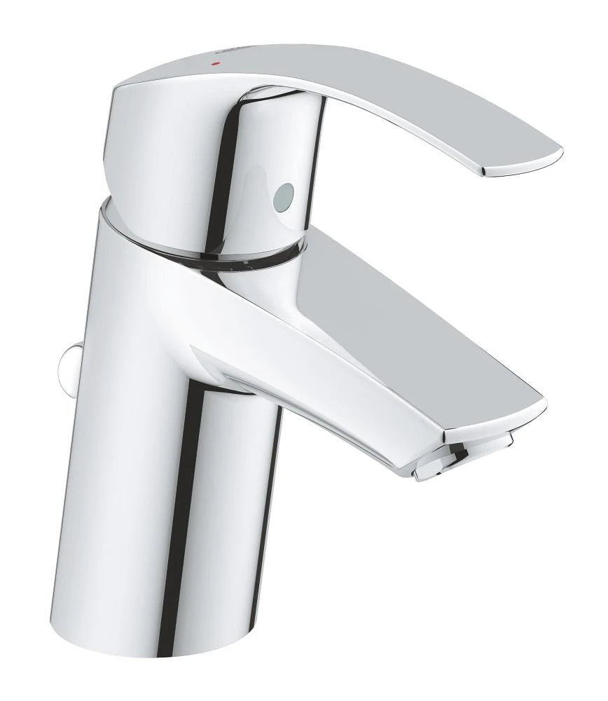GROHE Eurosmart enoročna armatura za umivalnik velikosti S z odtočno garnituro, krom (33265002) – fotografija izdelka