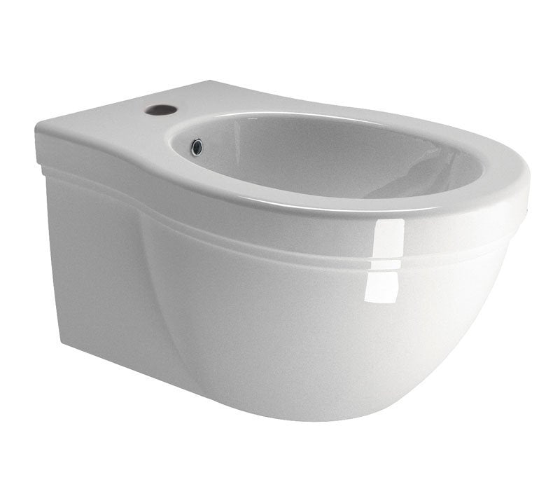 Stenski bide GSI CLASSIC, 37 × 55 cm, bel, ExtraGlaze – izdelek 8765111