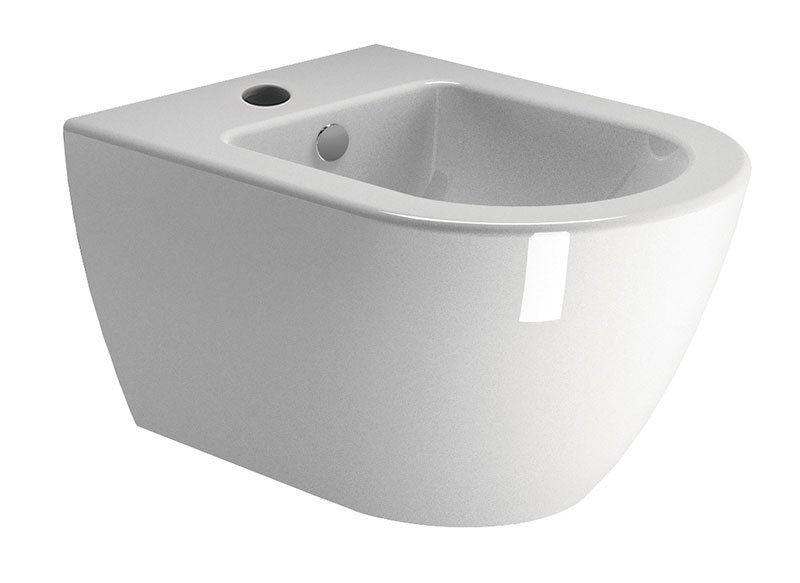 Stenski bide GSI PURA, 36 × 50 cm, bel, ExtraGlaze – izdelek 8864111