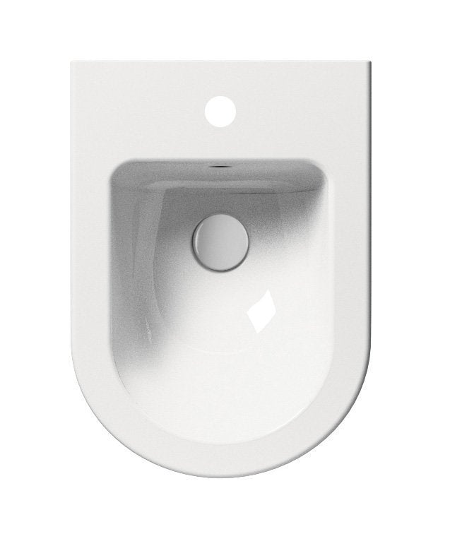 Stenski bide GSI PURA, 36 × 50 cm, bel, ExtraGlaze – izdelek 8864111 – dodatni pogled 2