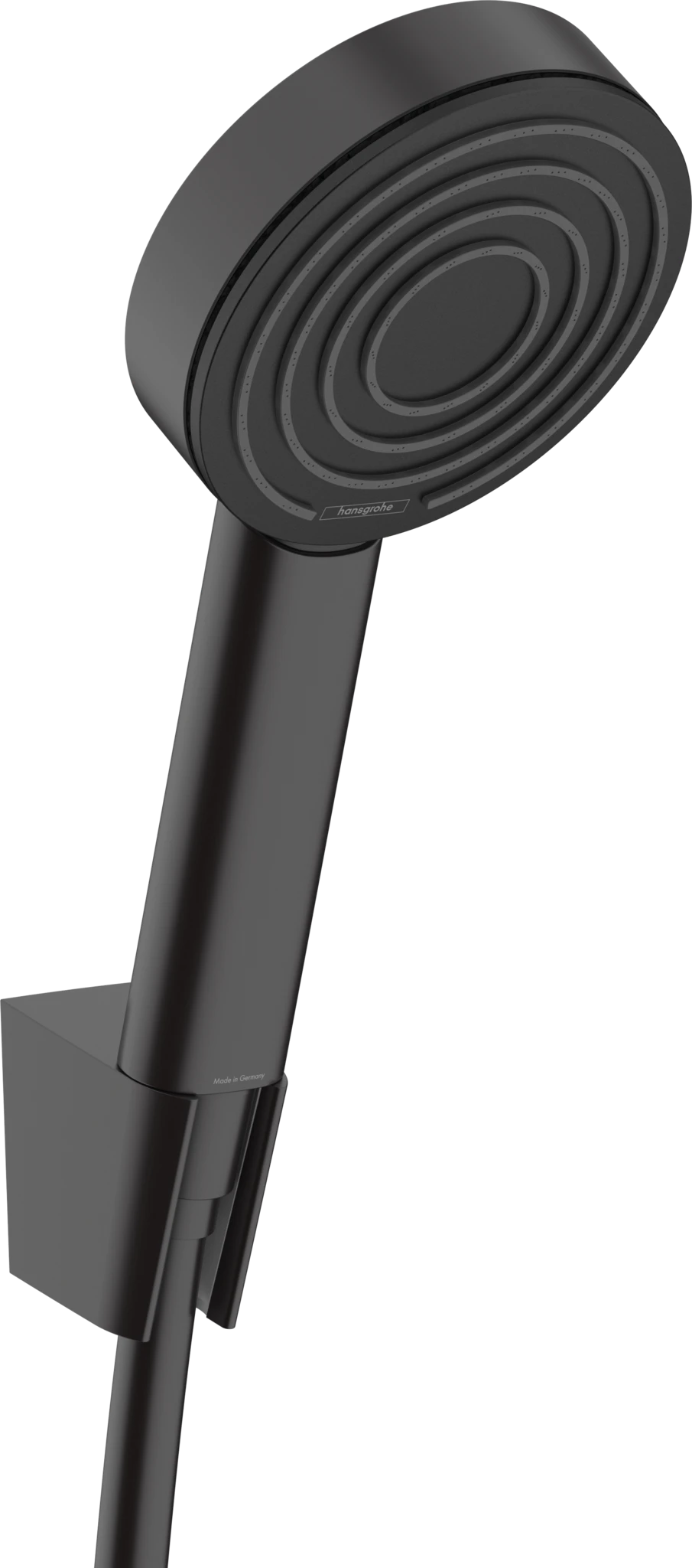HANSGROHE Pulsify S komplet ročne prhe 105 EcoSmart+ z držalom in cevjo 125 cm, mat črna (24307670) – fotografija izdelka