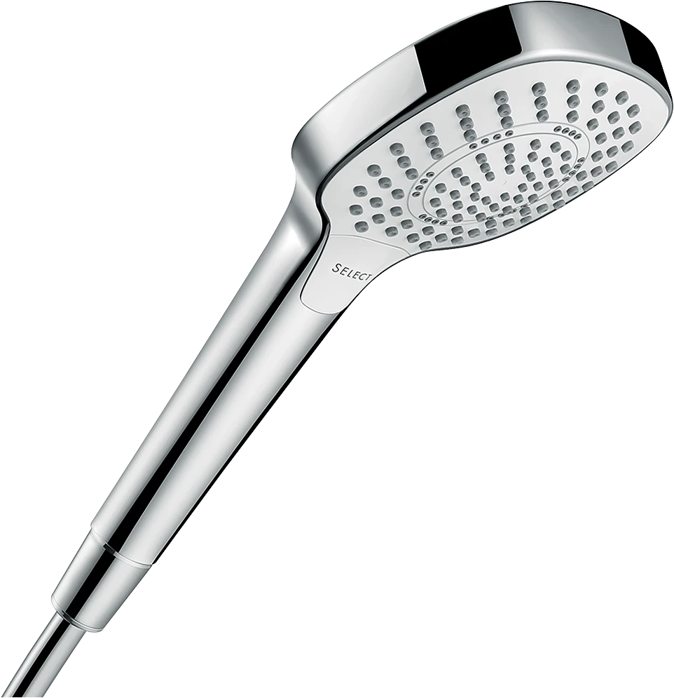HANSGROHE Croma Select E Multi ročna prha 110, 3 curki, bela/krom (26810400) – fotografija izdelka