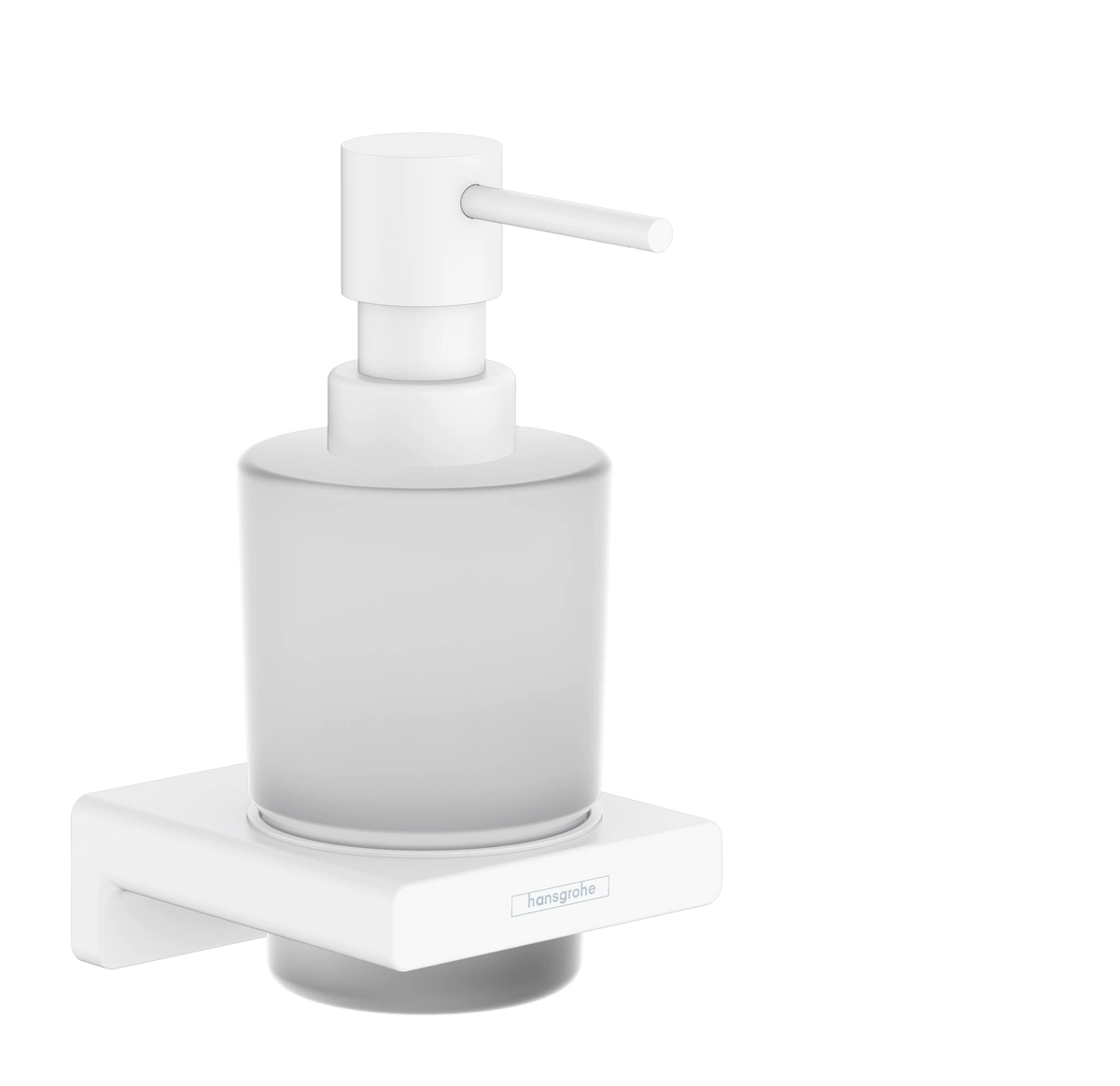 HANSGROHE AddStoris stenski dozirnik mila, mat bela (41745700) – fotografija izdelka