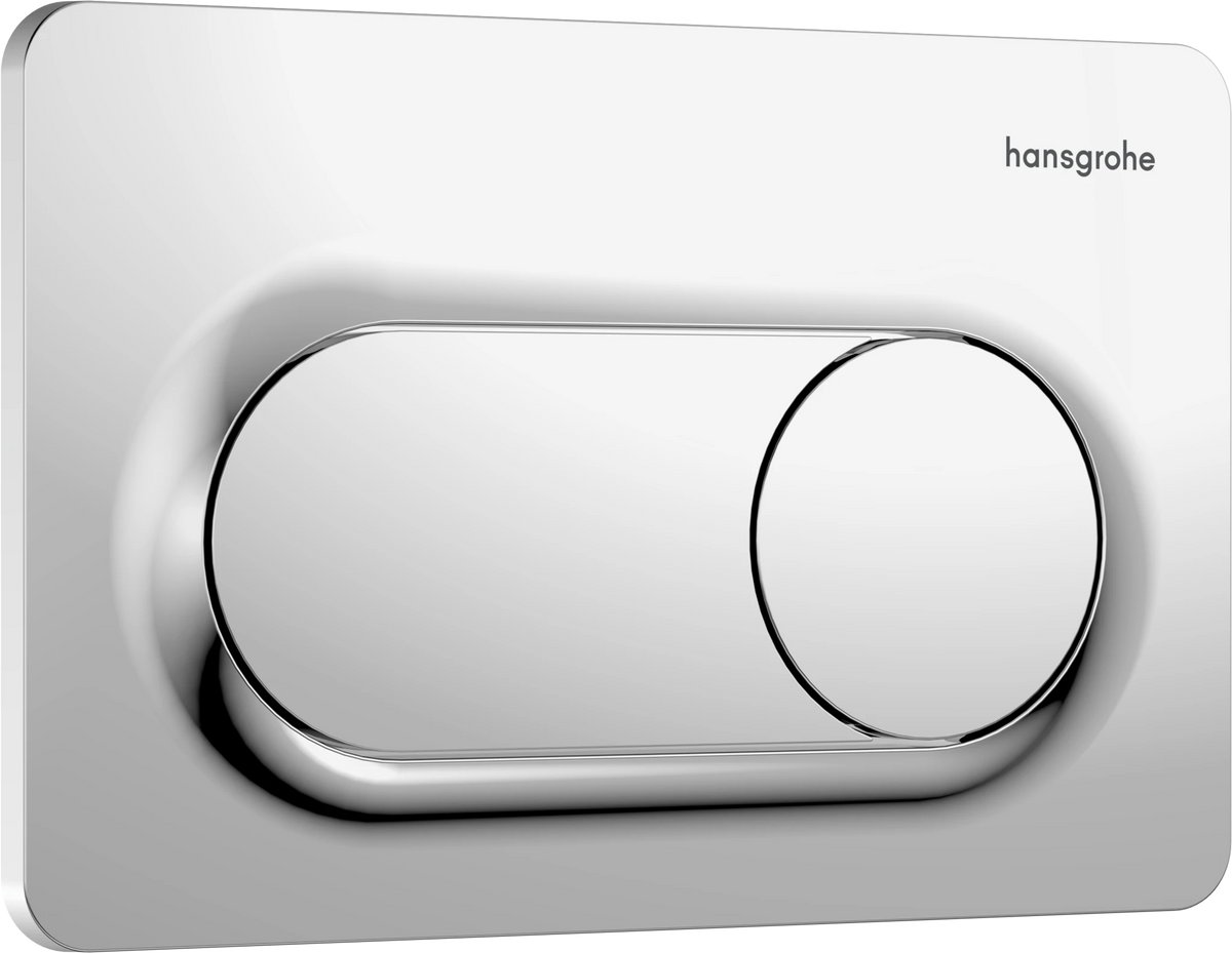 HANSGROHE iFrame Original S tipka za dvokoličinsko splakovanje, krom (66002000) – fotografija izdelka