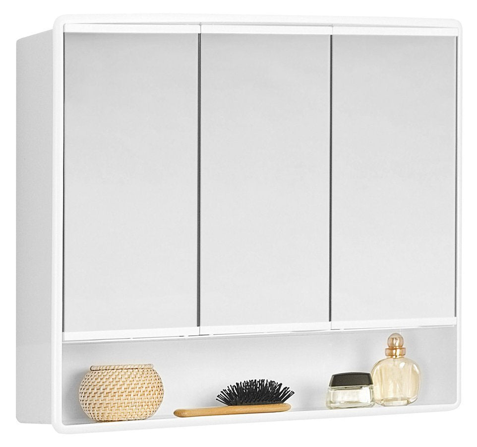 Omarica z ogledalom JOKEY LYMO, 58 × 49 × 14,7 cm, bela, plastika – izdelek 1884132