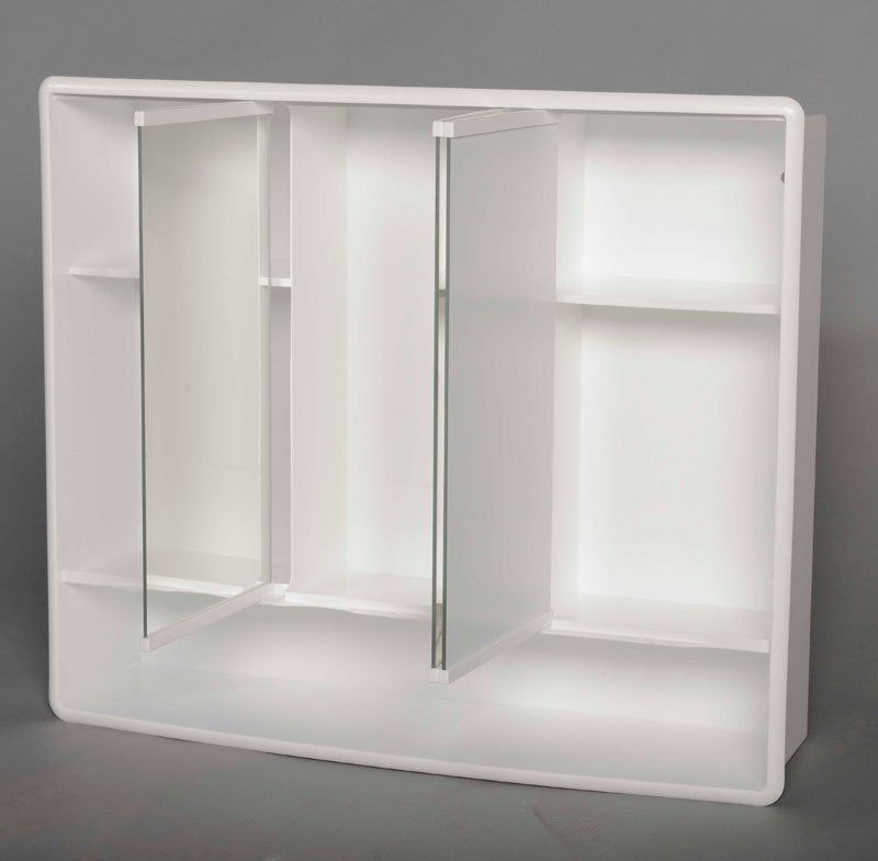 Omarica z ogledalom JOKEY LYMO, 58 × 49 × 14,7 cm, bela, plastika – izdelek 1884132 – dodatni pogled 1