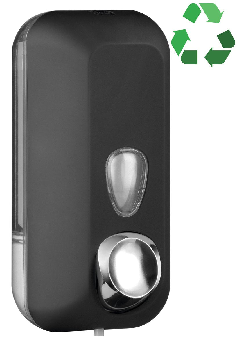 Dozirnik za tekoče milo MARPLAST ECOLORED, 550 ml, mat črn – izdelek A71401VB