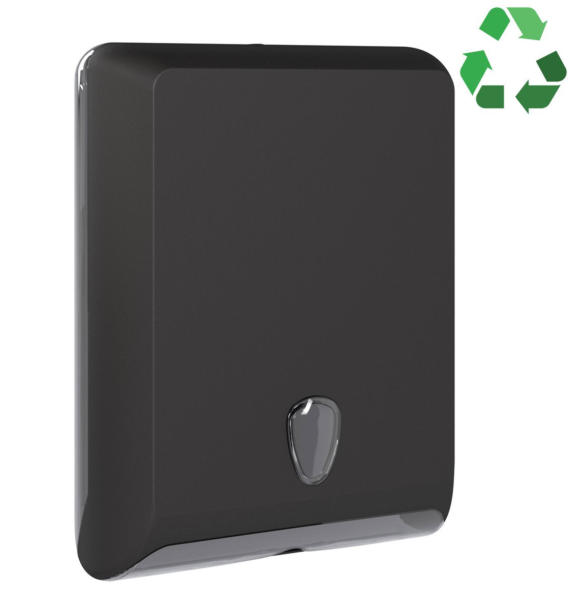 Podajalnik papirnatih brisač MARPLAST ECOLORED, mat črn – izdelek A83010VB