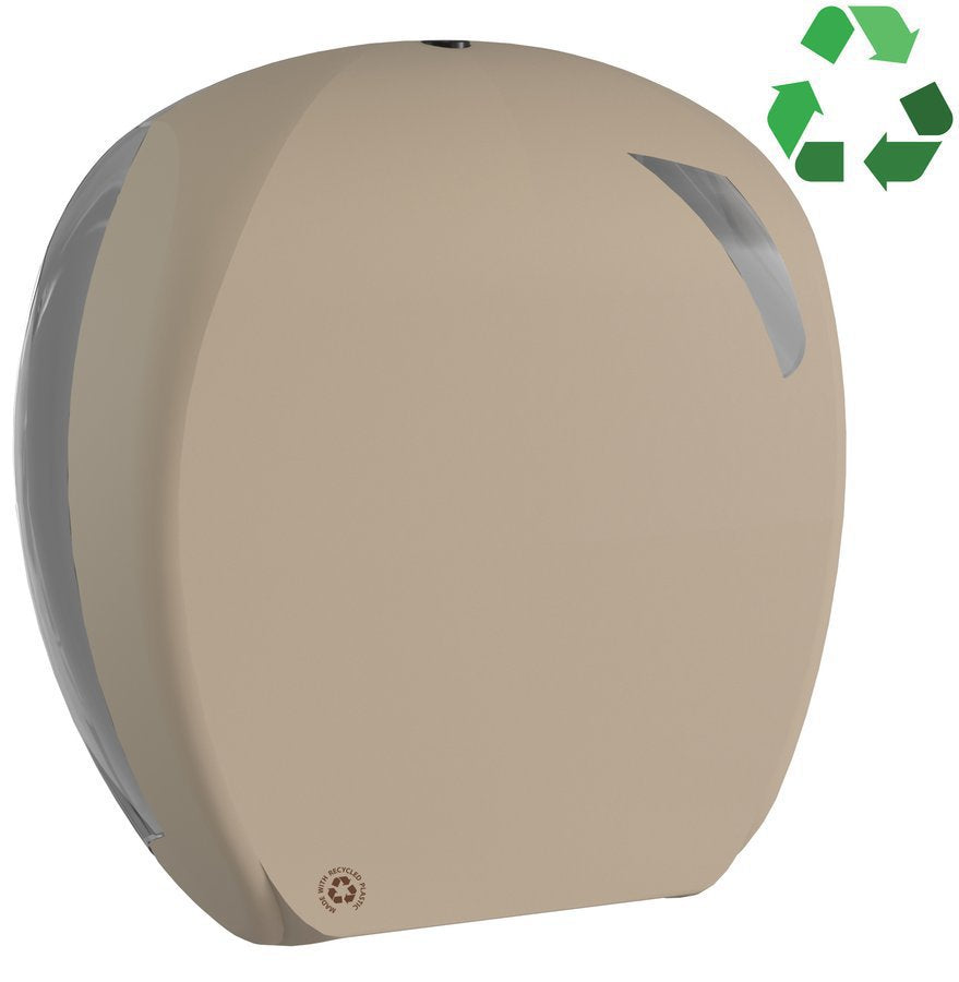 Podajalnik toaletnega papirja MARPLAST SKIN, za zvitek do Ø 24 cm, peščen – izdelek A90710SD