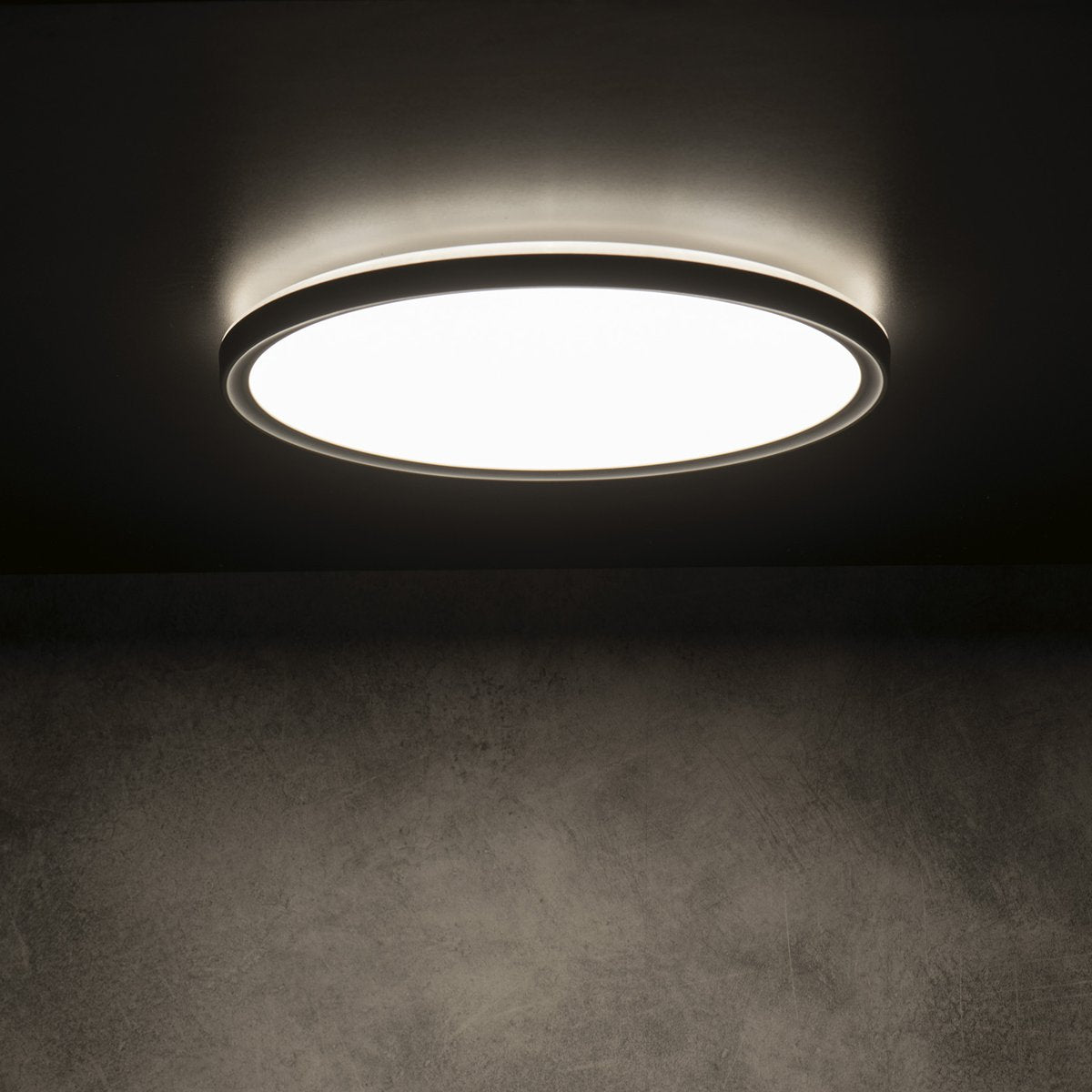 Stropna LED-svetilka MILEDO AZPO, Ø 225 mm, 11,8 W, 3000/4000/6000 K, IP54, mat črna – izdelek 31513 – dodatni pogled 2