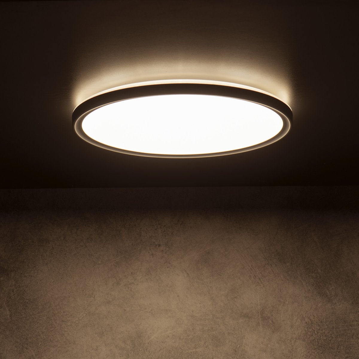 Stropna LED-svetilka MILEDO AZPO, Ø 225 mm, 11,8 W, 3000/4000/6000 K, IP54, mat črna – izdelek 31513 – dodatni pogled 3