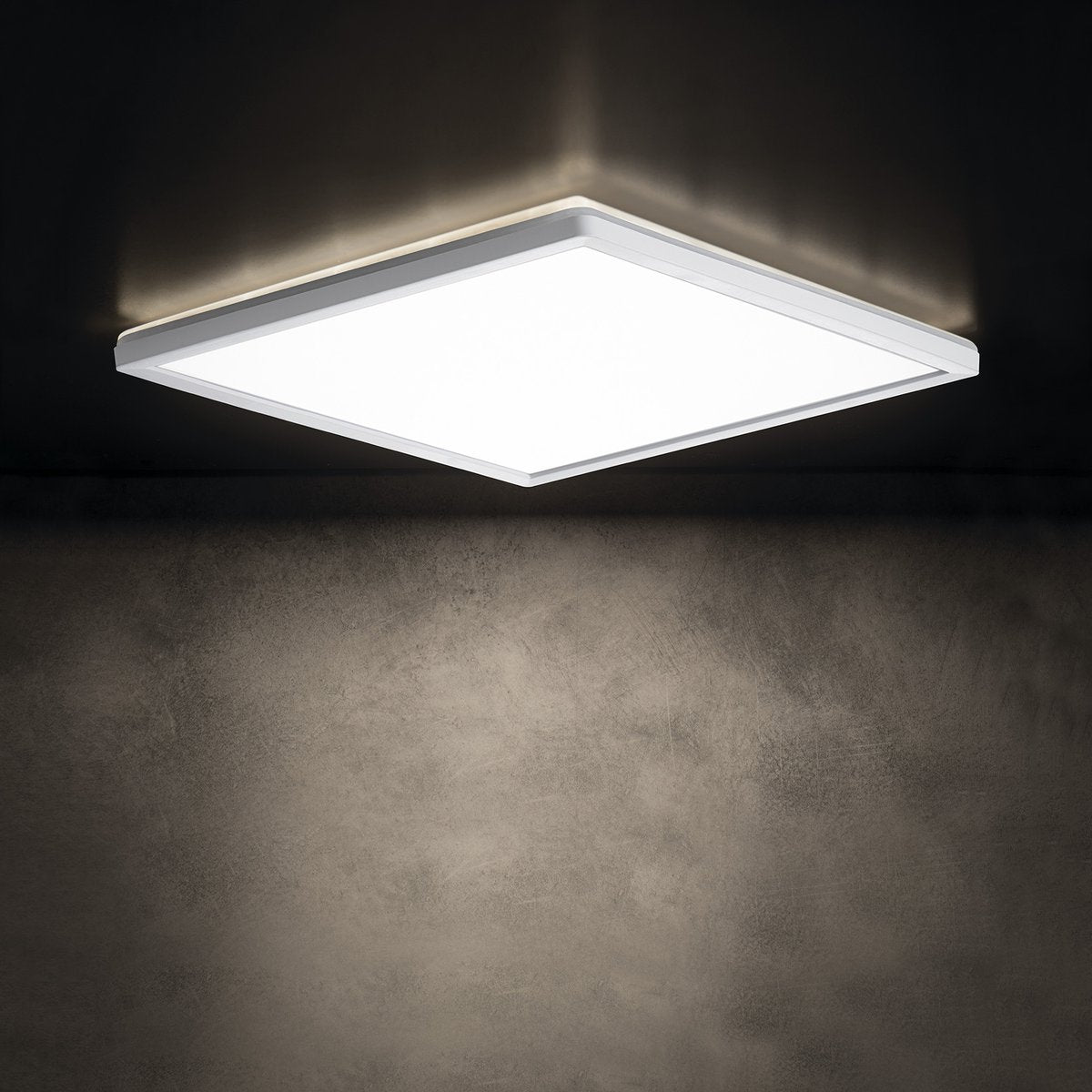 Stropna LED-svetilka MILEDO AZPO, 225 × 225 mm, 12,3 W, 3000/4000/6000 K, IP54, bela – izdelek 31530 – dodatni pogled 2