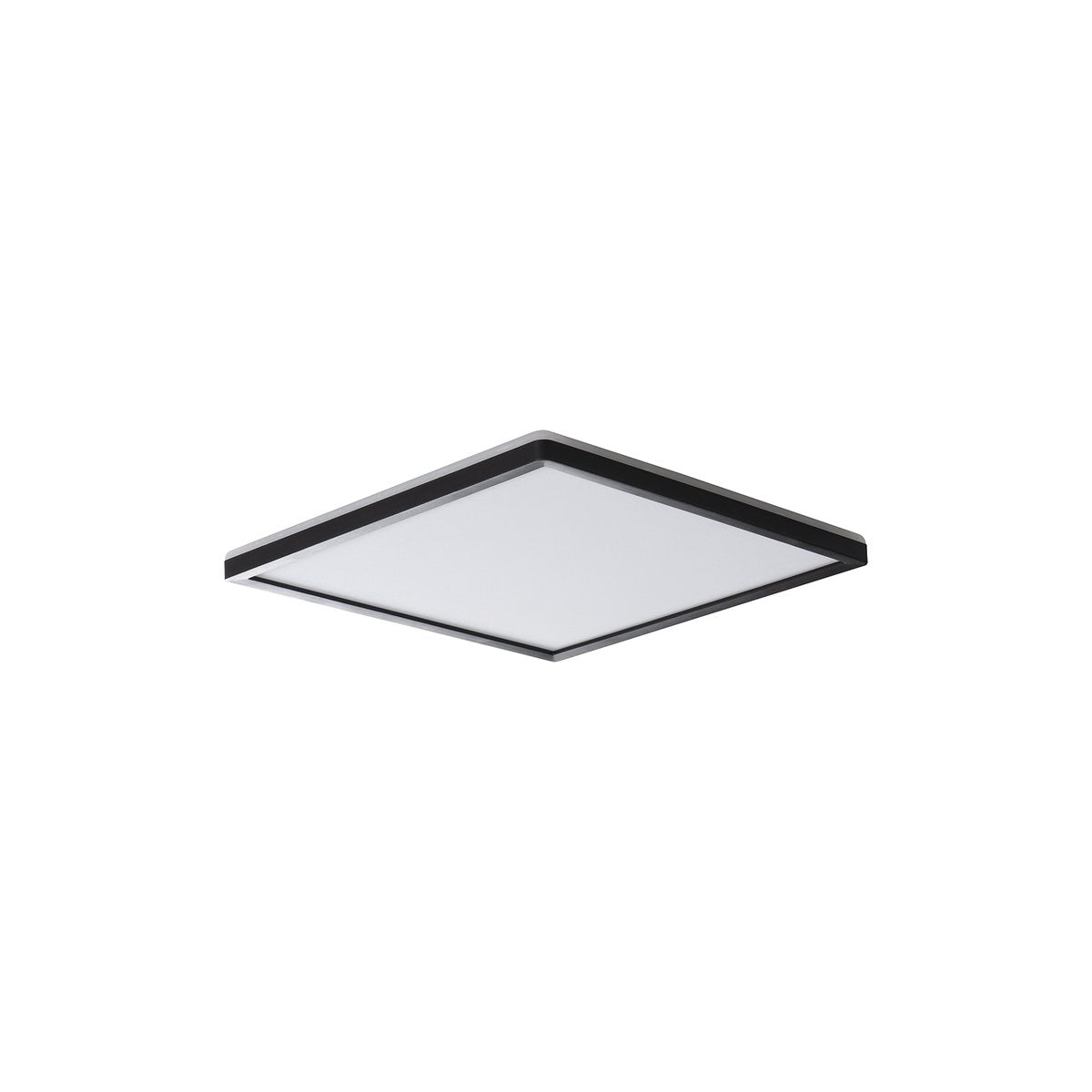 Stropna LED-svetilka MILEDO AZPO, 225 × 225 mm, 12,3 W, 3000/4000/6000 K, IP54, mat črna – izdelek 31531