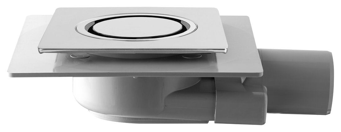 OMP TEA TIRANA talni odtok 150 × 150 mm, DN50, krom