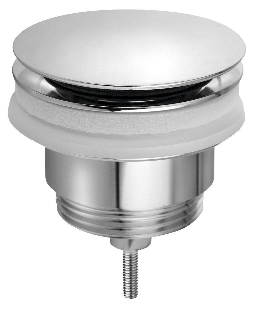 Odtočni ventil za umivalnik OMP TEA klik-klak 5/4", velik čep, za umivalnike debeline 10–45 mm, kromiran – izdelek 7532.310.5 – dodatni pogled 2