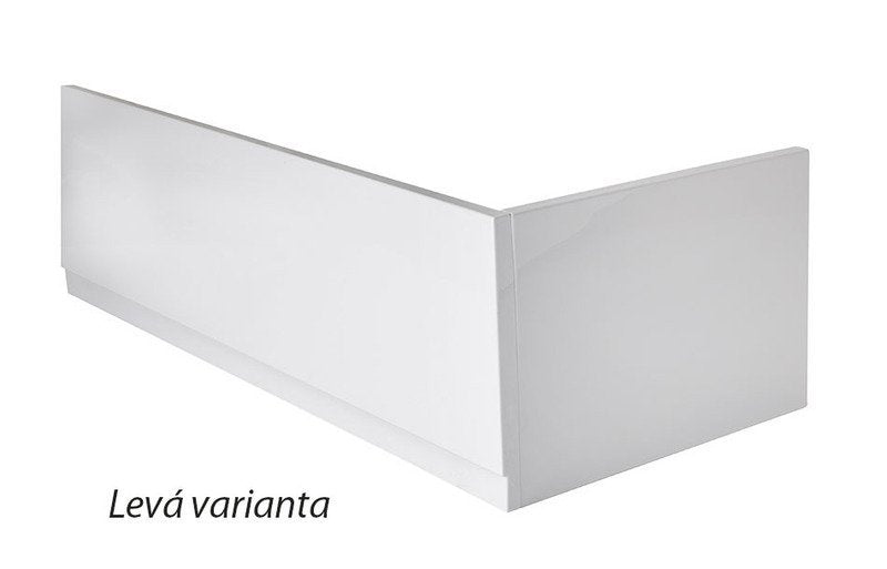 Stranski panel za kad POLYSAN PLAIN, 75 × 59 cm, bel – izdelek 72687 – primer postavitve v prostoru 1. Drugi prikazani izdelki niso vključeni v nakup.