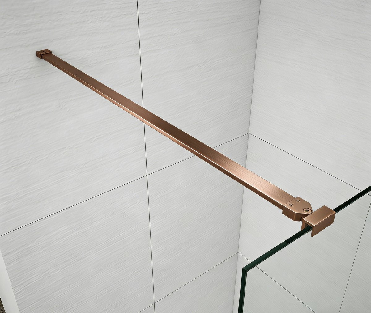 Stenska stabilizacijska prečka POLYSAN ESCA, 1200 mm, mat bakrena PVD – izdelek ES7057