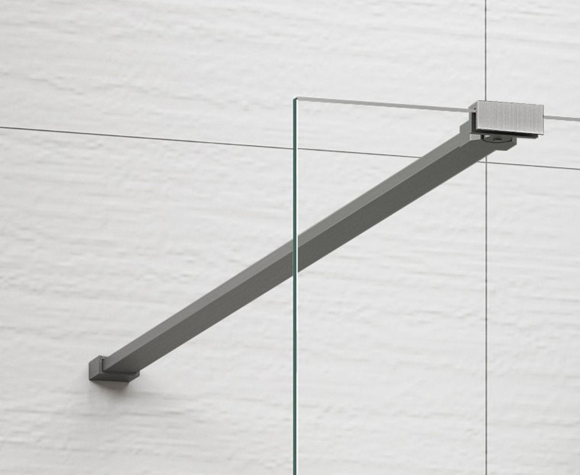 Stenska stabilizacijska prečka POLYSAN ESCA, 1200 mm, temno kovinsko siva PVD – izdelek ES7068 – dodatni pogled 1