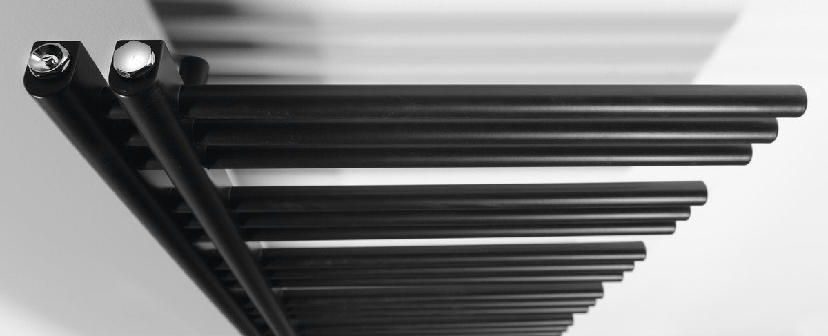 Kopalniški radiator SAPHO DORLION, 500 × 1200 mm, mat črn – izdelek 1130-21 – dodatni pogled 2