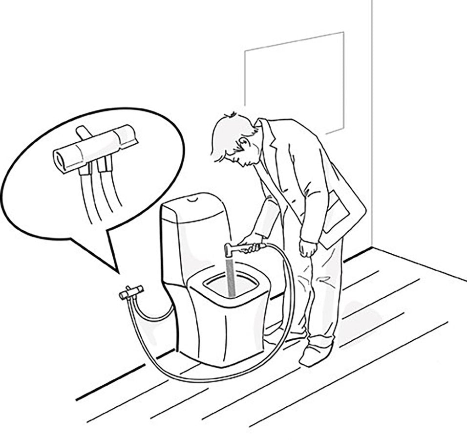 SAPHO dvojni kotni ventil za bide in WC — 2