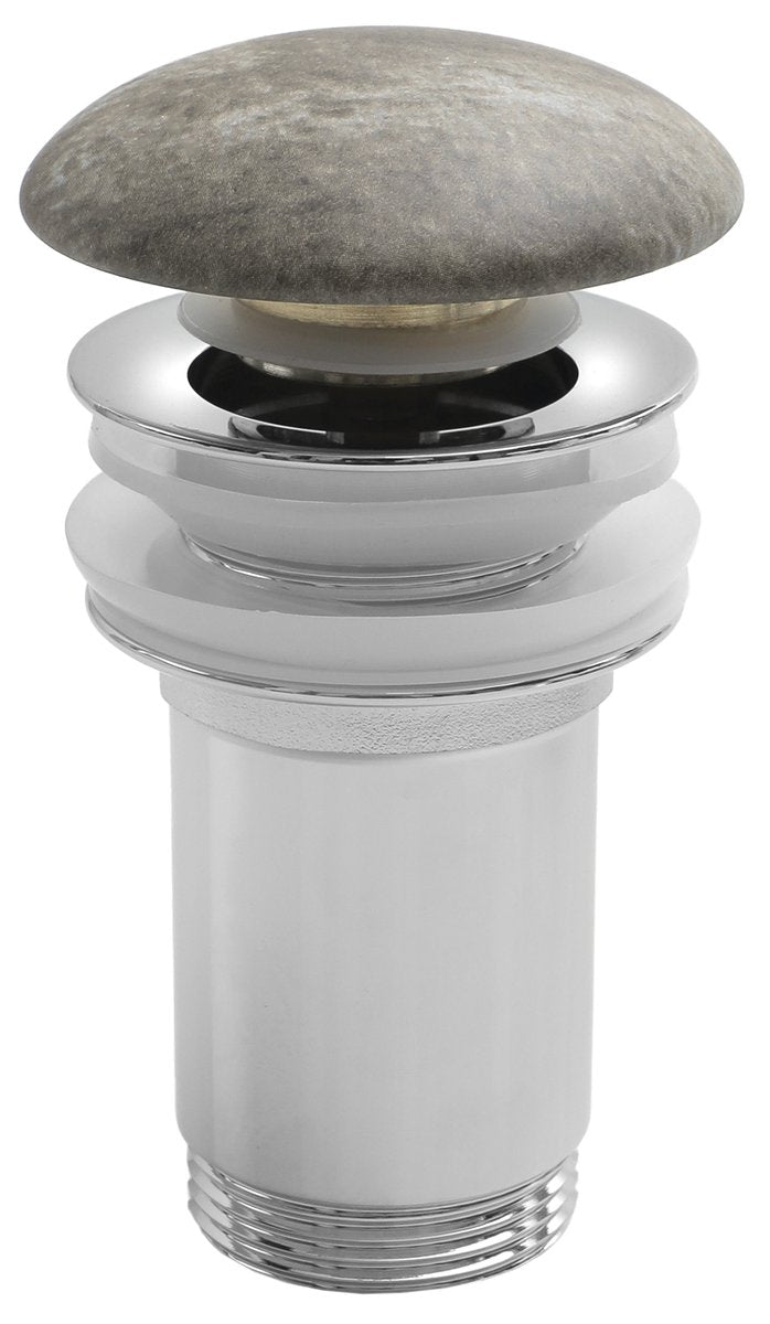 Odtočni ventil za umivalnik SAPHO klik-klak 5/4", keramični čep, za umivalnike debeline 10–50 mm, breccia marmor – izdelek AR900BM