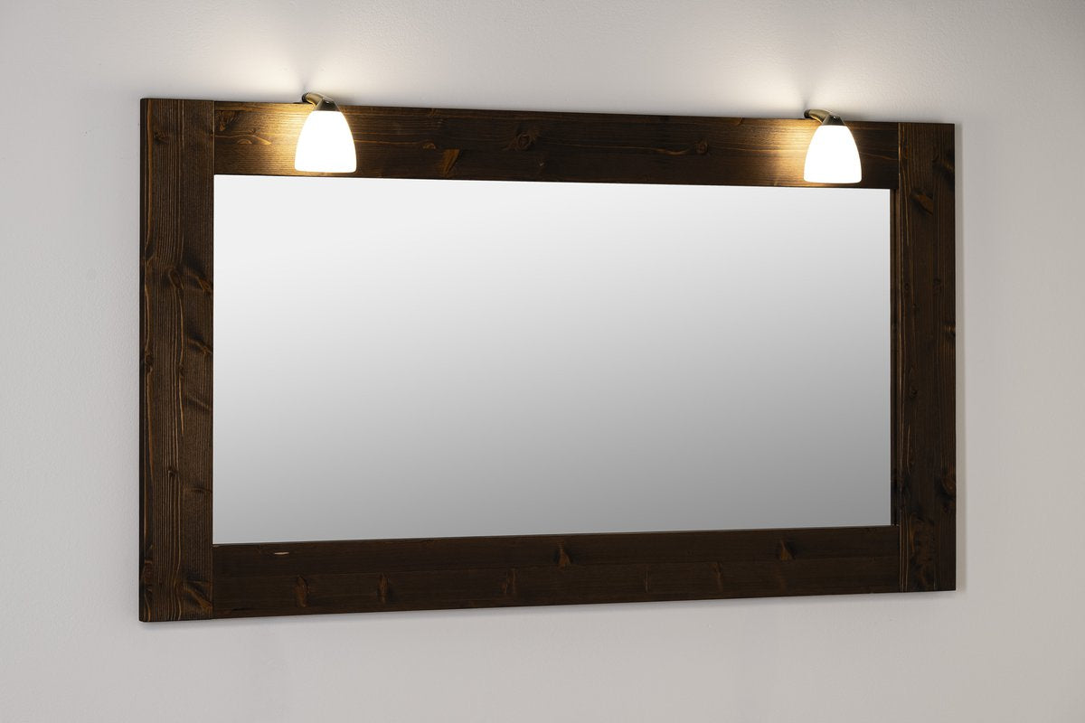 Stenska LED-svetilka SAPHO CANDELA, 4 W, 83 × 108 × 114 mm, IP44, bronasta – izdelek E27175CI-1508 – primer postavitve v prostoru 1. Drugi prikazani izdelki niso vključeni v nakup. Na sliki je prikazanih več kosov; količina v nakupu je navedena v opisu.