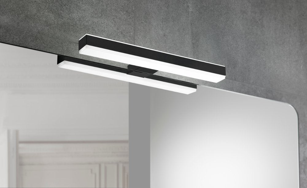 SAPHO VERONICA 2 LED-stenska svetilka 8 W, črna — 2