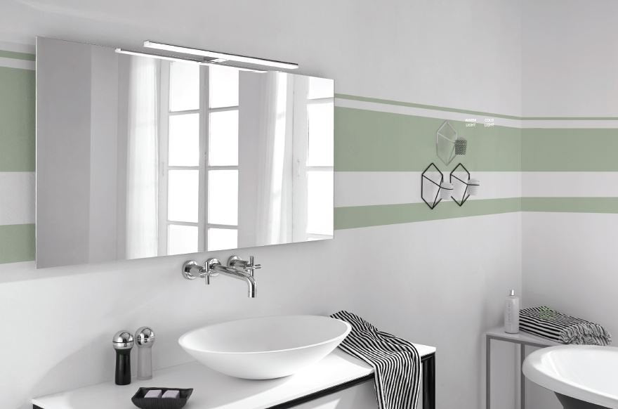 SAPHO FELINA LED-stenska svetilka 12 W, krom — 2