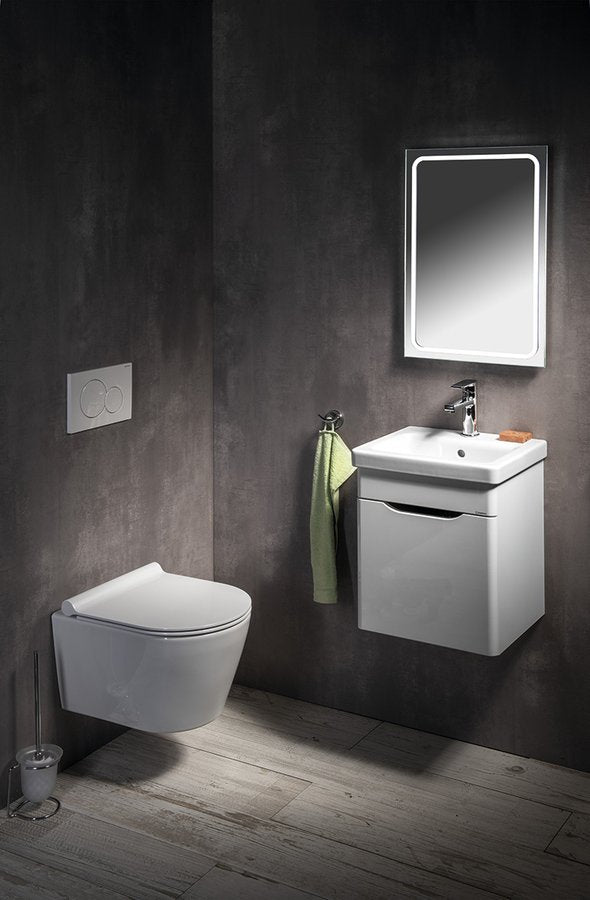SAPHO GEMINI ogledalo z LED-osvetlitvijo 40 × 60 cm — 3